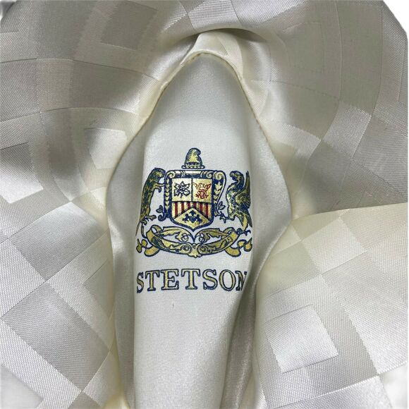 Stetson Fedora Hat Men's Black Fitted Comfort Classic  Size 7-1/8 Vintage Dapper - Picture 11 of 16